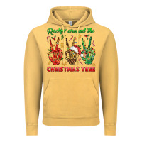 Vintage Mustard Rockin' Around The Christmas Tree Vintage Hoodie - BundleAndBundleShop