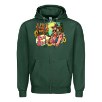 I Just Smile And Say God Bless Zipper Hoodie | Teevron
