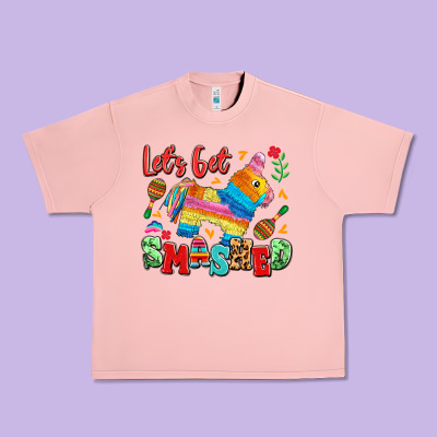 Let's Get Smashed Urban Heavy Tee Designed By Lillyallendesigns
