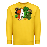 Lemon Irish flag shamrock St. Patricks Day Premium Sweatshirt - FaDigitalArtStudio