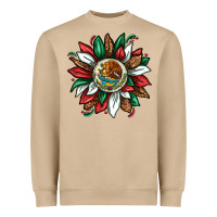 Mushroom Mexican Sunflower Heavyweight Sweatshirt - texasbilliewilder