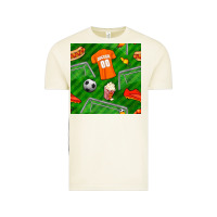 Vintage Arctic soccer ball uniform and shoes seamless pattern Vintage Tee - BundleAndBundleShop