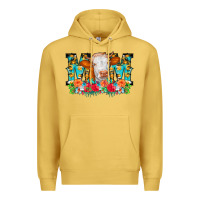Antique Gold Mom Cow Flowers Premium Hoodie - CowCowDesign