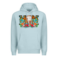 Mom Cow Flowers Premium Hoodie | Teevron