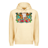 Pina Colada Mom Cow Flowers Premium Hoodie - CowCowDesign