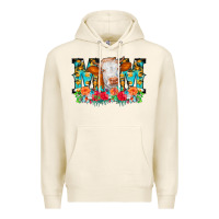 Tofu Mom Cow Flowers Premium Hoodie - CowCowDesign