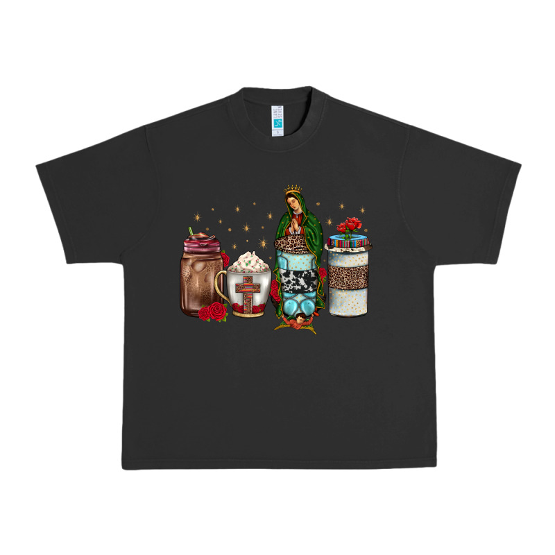 Our Lady Of Guadalupe Coffee Urban Heavy Tee by JahusDesignShop | Teevron