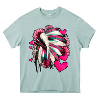 Arona indian headdress with hearts valentine's day Heavy Core Tee - Jasminsmagicworld