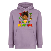Lavender black is beautiful Heavyweight Hoodie - FaDigitalArtStudio