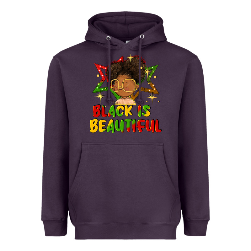Black Is Beautiful Heavyweight Hoodie by FaDigitalArtStudio | Teevron