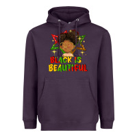 Plum black is beautiful Heavyweight Hoodie - FaDigitalArtStudio