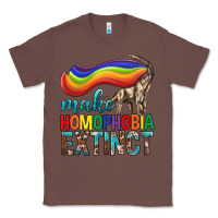 Chestnut Lgbtq Make Homophobia Extinct Classic Tee - BundleAndBundleShop