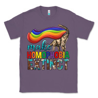 Lavender Lgbtq Make Homophobia Extinct Classic Tee - BundleAndBundleShop