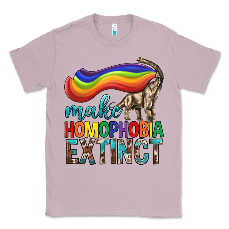 Lgbtq Make Homophobia Extinct Classic Tee by BundleAndBundleShop | Teevron
