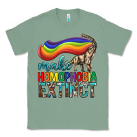 Sage Lgbtq Make Homophobia Extinct Classic Tee - BundleAndBundleShop