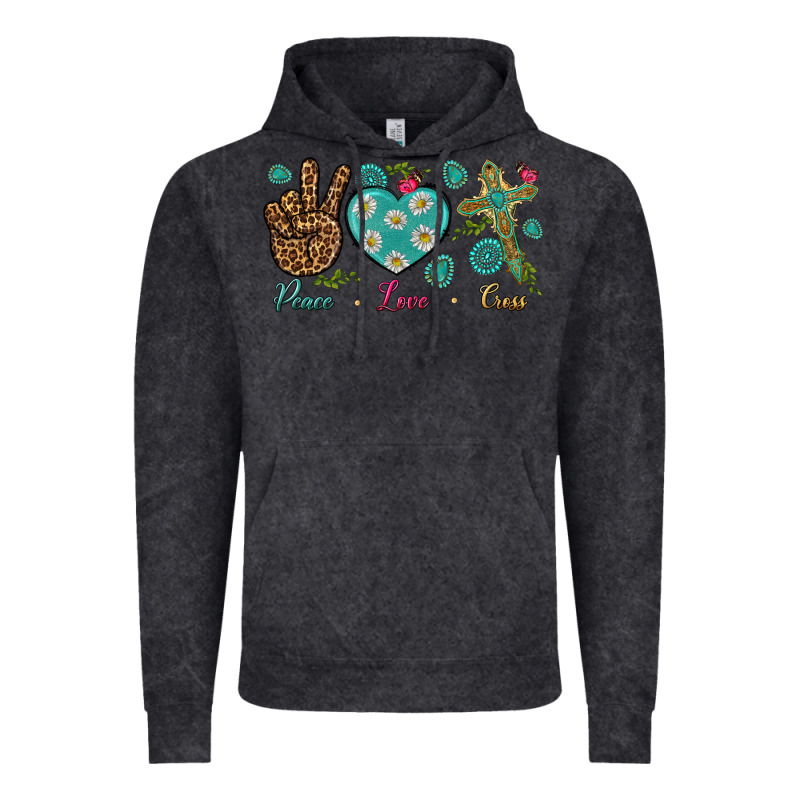 Peace Love Cross Vintage Hoodie by BundleAndBundleShop | Teevron