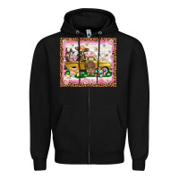 Black Easter Day with farm animals tumbler Zipper Hoodie - HowdyJamesFarm