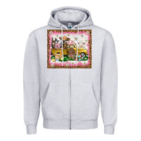 Heather Grey Easter Day with farm animals tumbler Zipper Hoodie - HowdyJamesFarm