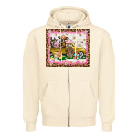 Sandshell Easter Day with farm animals tumbler Zipper Hoodie - HowdyJamesFarm