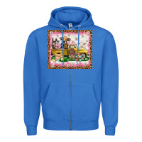 True Royal Easter Day with farm animals tumbler Zipper Hoodie - HowdyJamesFarm