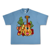 Pebble Blue mexican guitar Urban Heavy Tee - LillyAllenDesigns