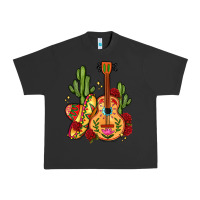 Pigment Black mexican guitar Urban Heavy Tee - LillyAllenDesigns