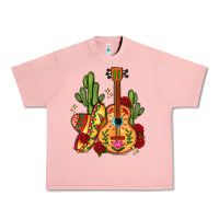 Salmon mexican guitar Urban Heavy Tee - LillyAllenDesigns