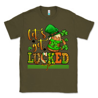 Army Green lets get lucked up st patricks Classic Tee - LillyAllenDesigns