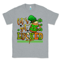 Heather Grey lets get lucked up st patricks Classic Tee - LillyAllenDesigns