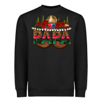 Black Papa Heavyweight Sweatshirt - texasbilliewilder