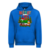 Cobalt merry christmas car Urban Hoodie - CowhideDigitalArt