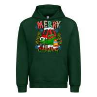 Forest Green merry christmas car Urban Hoodie - CowhideDigitalArt