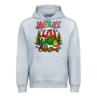 Heather Grey merry christmas car Urban Hoodie - CowhideDigitalArt