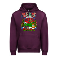 Mauve Wine merry christmas car Urban Hoodie - CowhideDigitalArt
