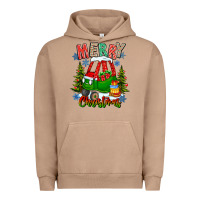 Pigment Burro merry christmas car Urban Hoodie - CowhideDigitalArt