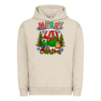 Pigment French Oak merry christmas car Urban Hoodie - CowhideDigitalArt