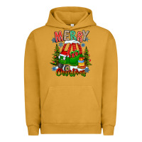 Pigment Peanut Butter merry christmas car Urban Hoodie - CowhideDigitalArt