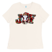 Bone joy baby cow christmas Ladies Tee - Jasminsmagicworld