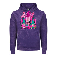 Cloud Purple Breast Cancer Gnomies Truck Vintage Hoodie - BundleAndBundleShop