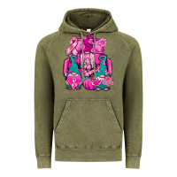 Vintage Olive Breast Cancer Gnomies Truck Vintage Hoodie - BundleAndBundleShop