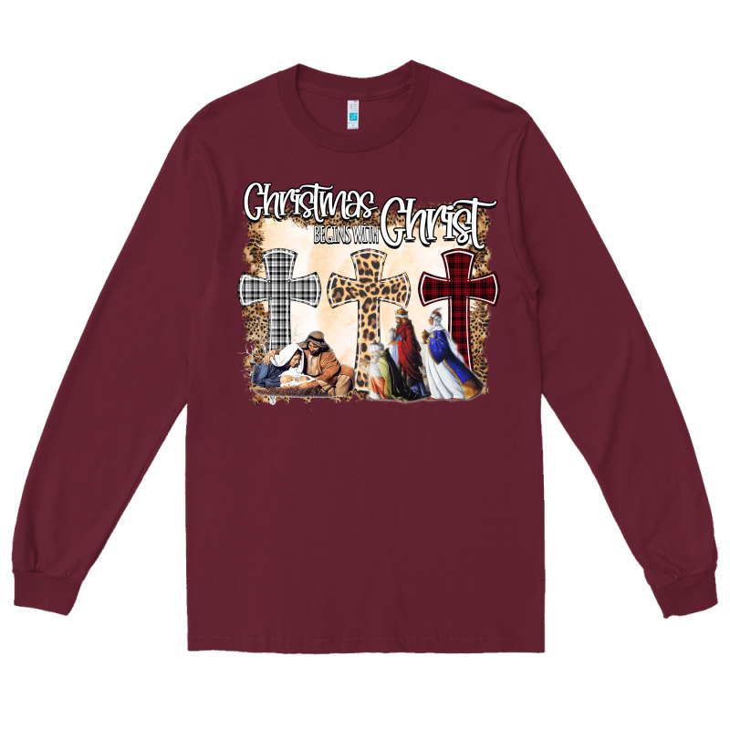Christmas Begins With Christ Long Sleeve Tee by Bettercallsaul | Teevron