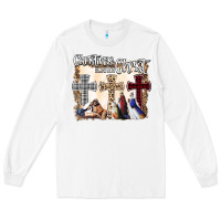White Christmas Begins With Christ Long Sleeve Tee - Bettercallsaul