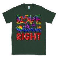 Sports Green Love İs a Human Right Classic Tee - BundleAndBundleShop