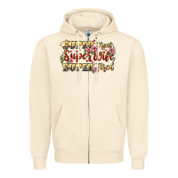 Super Mom Super Wife Super Tired Zipper Hoodie | Teevron