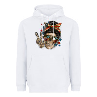 White American Mother skull Heavyweight Hoodie - FaDigitalArtStudio