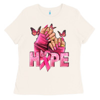 Bone hope cancer nails Ladies Tee - NancyCooperArtShop