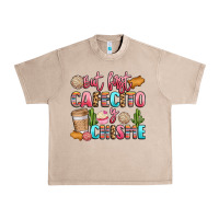French Oak but first cafecito y chisme Urban Heavy Tee - LillyAllenDesigns