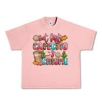 Salmon but first cafecito y chisme Urban Heavy Tee - LillyAllenDesigns