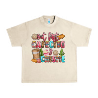 Sandshell but first cafecito y chisme Urban Heavy Tee - LillyAllenDesigns