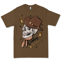 Cacao cowboy killer Premium Tee - MaliasSmallBusiness
